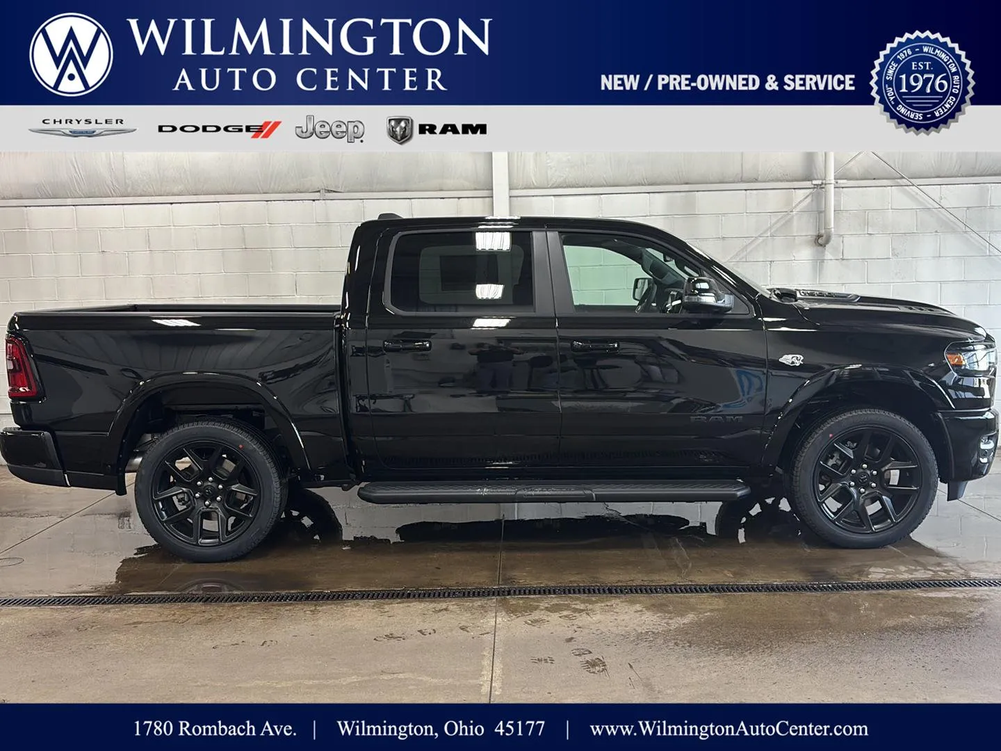 Black 2026 Ram 1500 Laramie for sale in Wilmington, OH