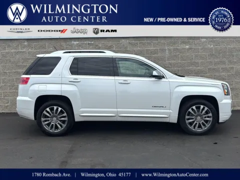 White 2017 GMC Terrain Denali for sale in Wilmington, OH