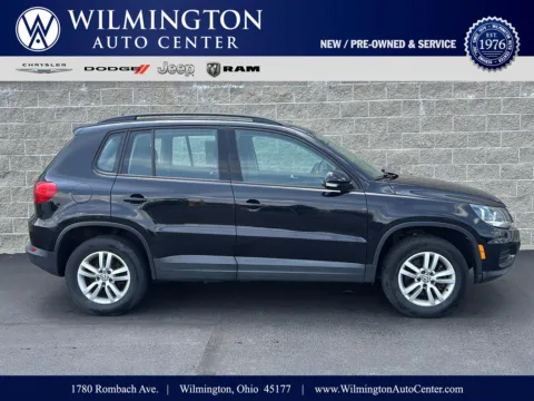Black 2015 Volkswagen Tiguan S for sale in Wilmington, OH