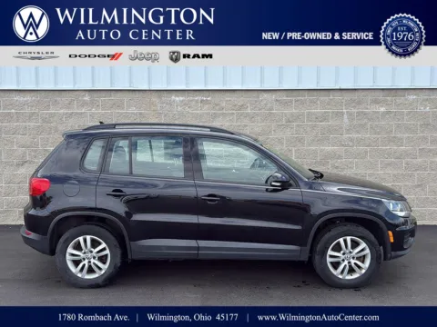 Black 2015 Volkswagen Tiguan S for sale in Wilmington, OH
