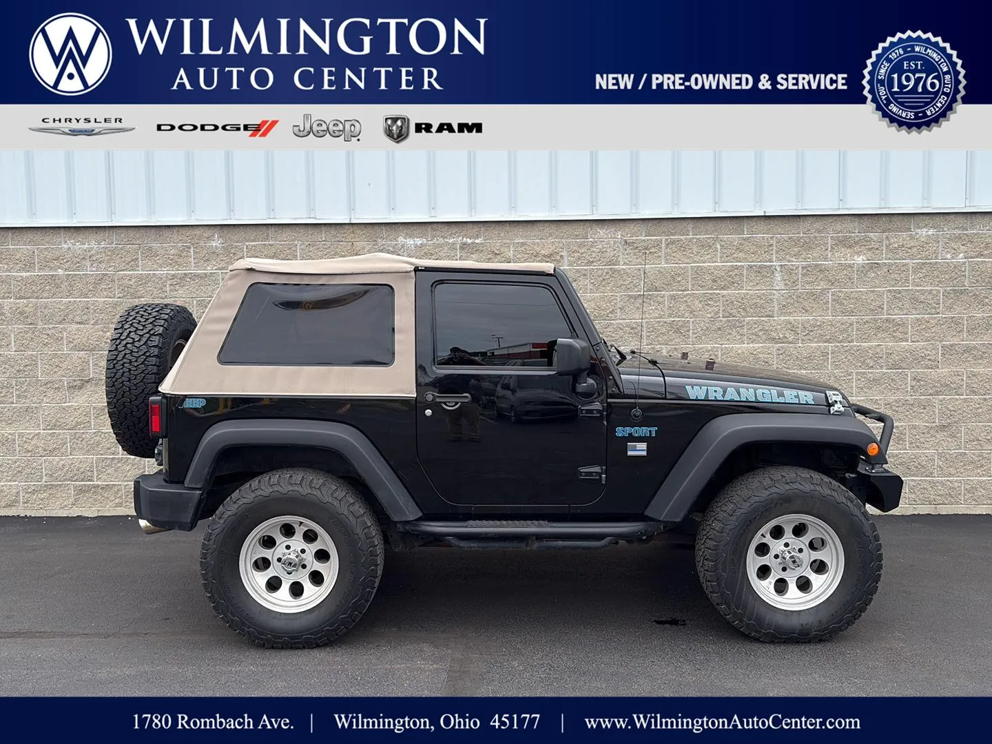 2016 Jeep Wrangler Sport for sale in Wilmington, OH