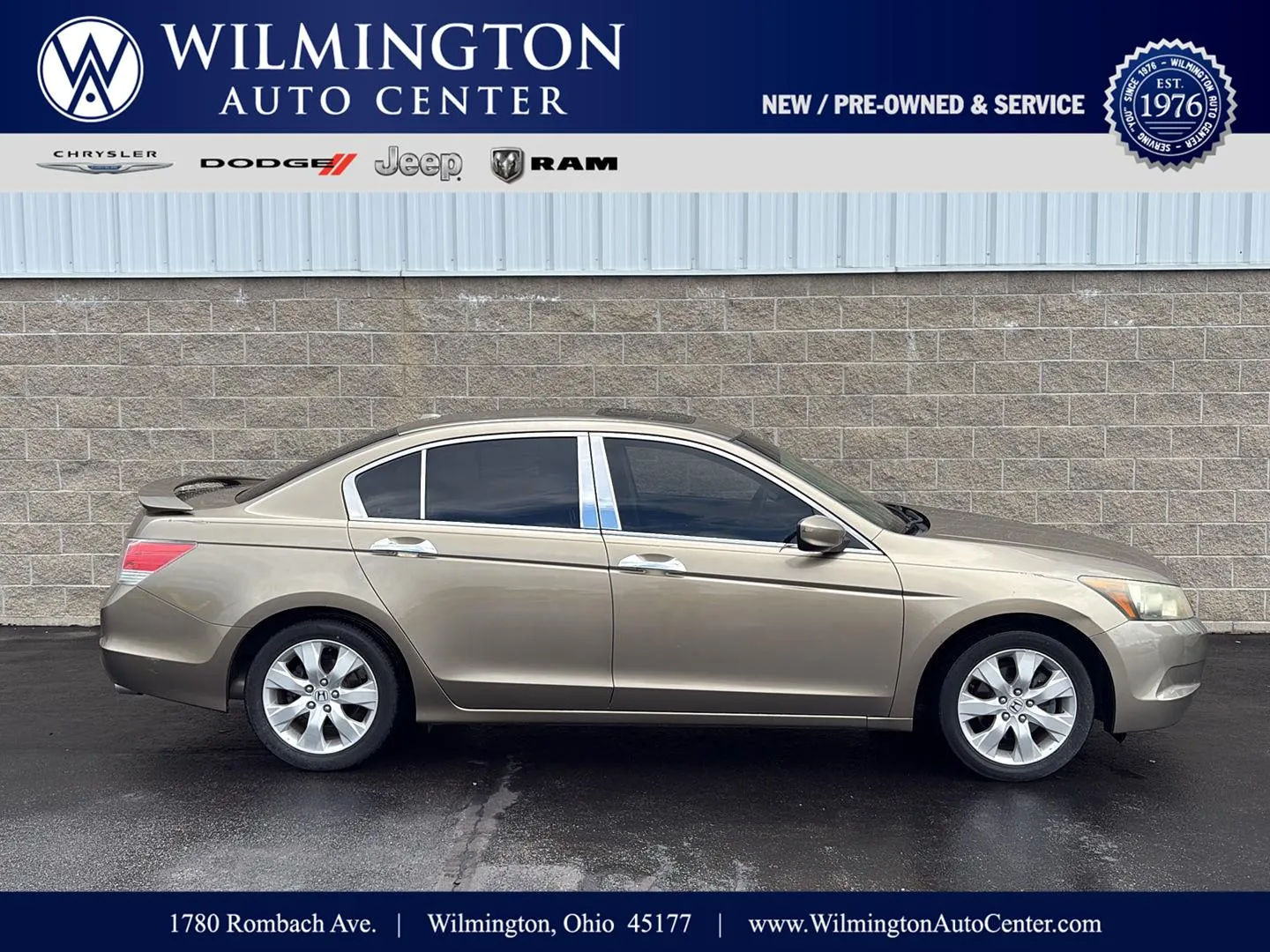 2008 Honda Accord Sdn EX-L for sale in Wilmington, OH