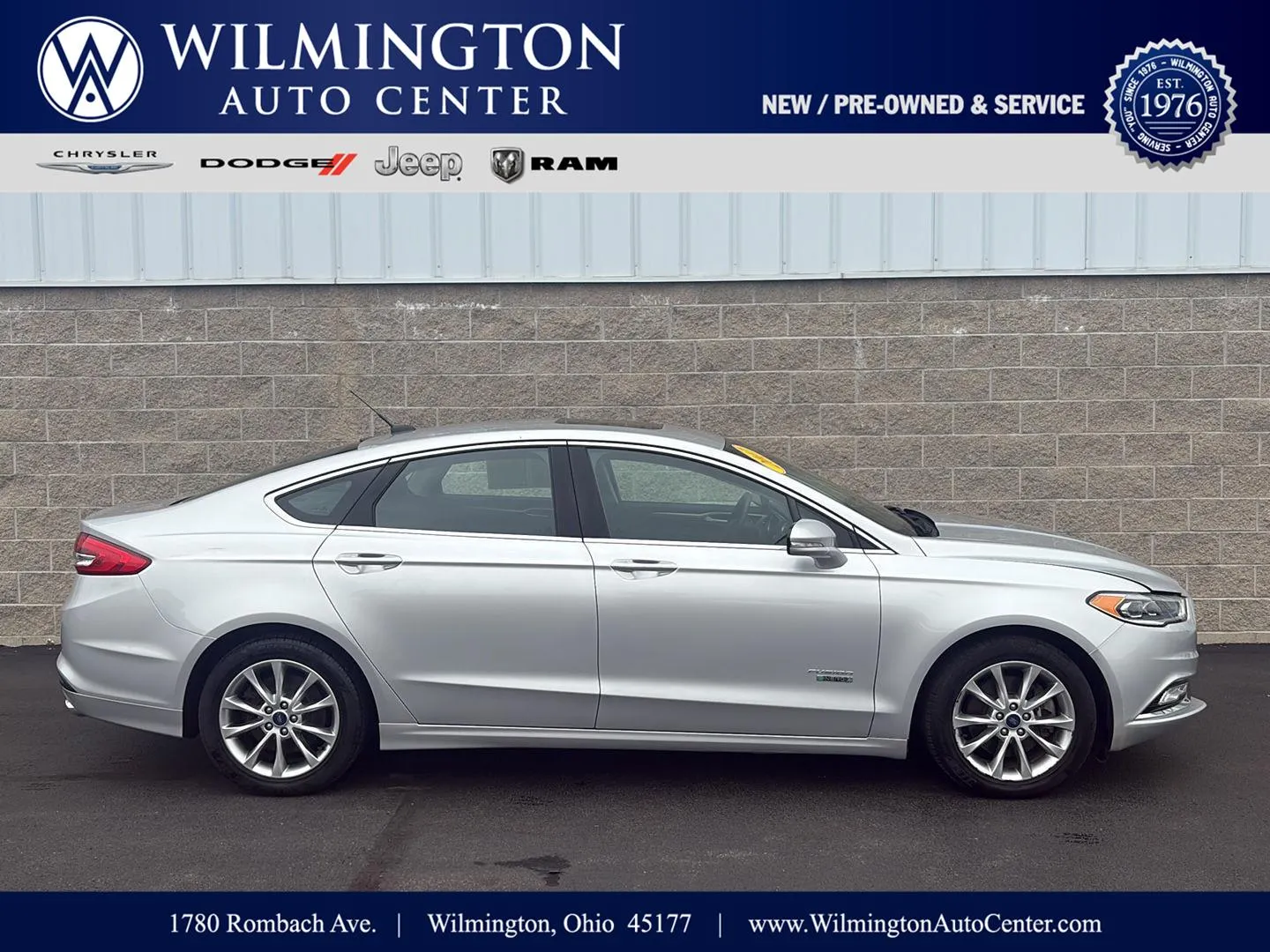 Silver 2017 Ford Fusion Energi SE Luxury for sale in Wilmington, OH