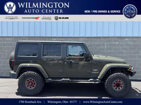 Green 2015 Jeep Wrangler Unlimited Sahara for sale in Wilmington, OH