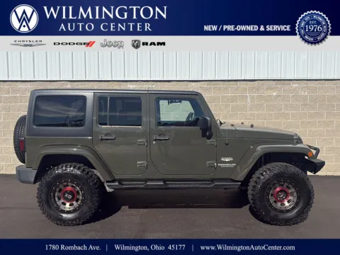 Green 2015 Jeep Wrangler Unlimited Sahara for sale in Wilmington, OH