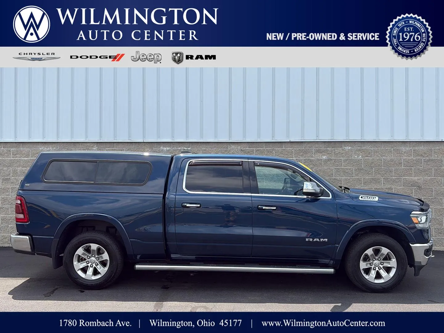 Blue 2021 Ram 1500 Laramie for sale in Wilmington, OH