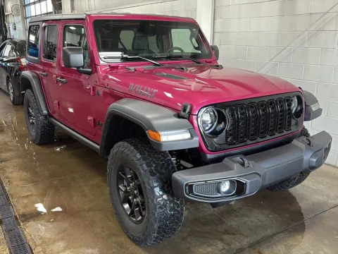 Photos of 2026 Jeep Wrangler Willys for sale in Wilmington, OH at Wilmington Auto Center Chrysler Dodge Jeep RAM