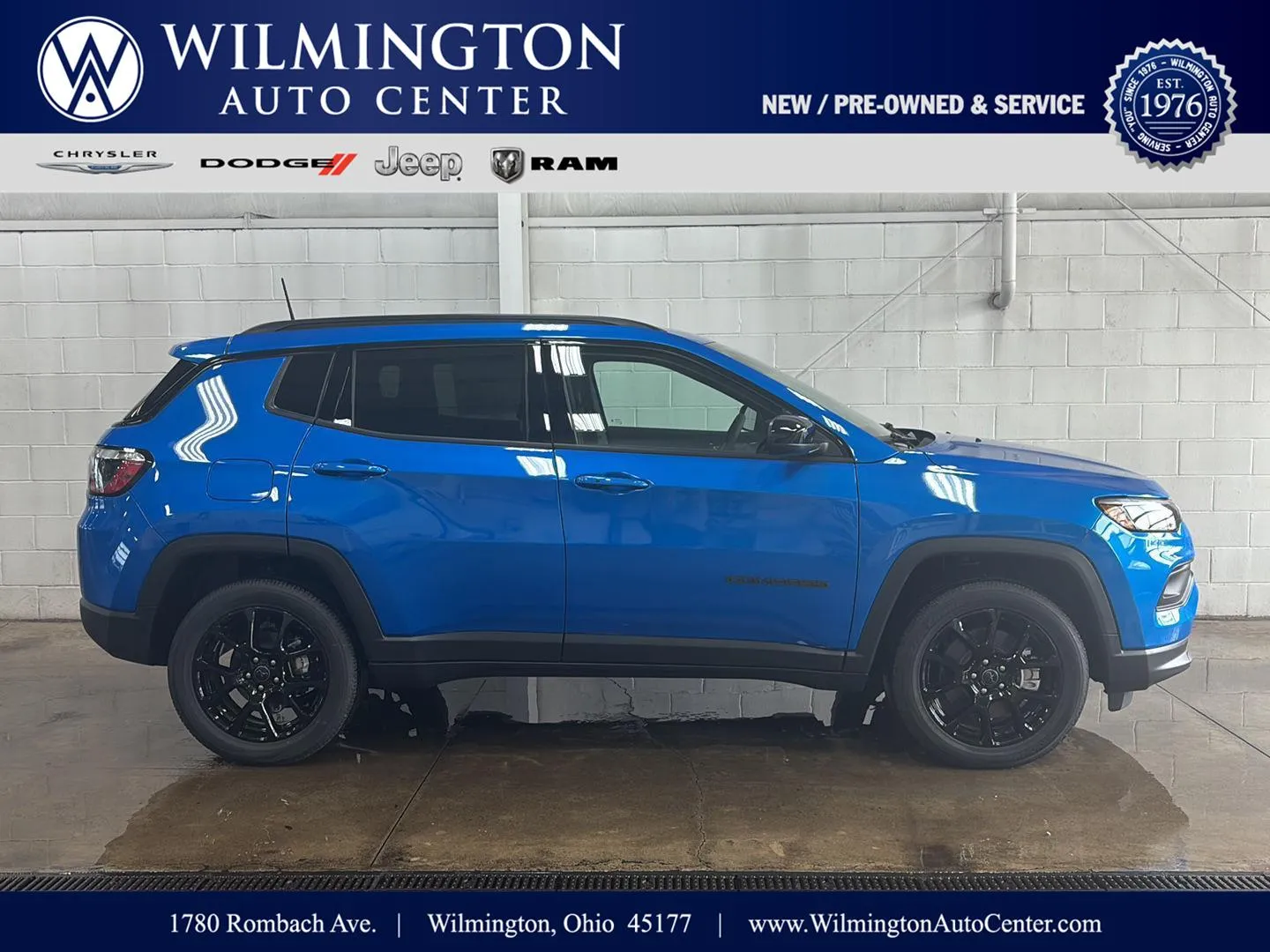 Blue 2026 Jeep Compass Latitude Altitude for sale in Wilmington, OH