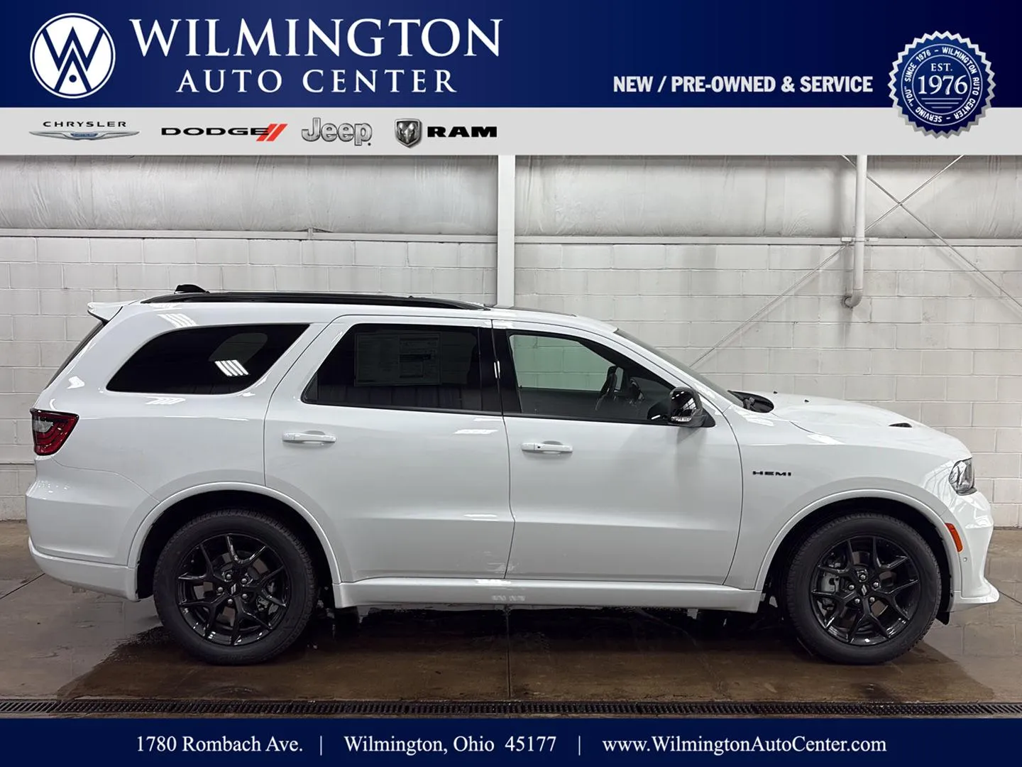 White 2026 Dodge Durango GT Premium HEMI V8 for sale in Wilmington, OH