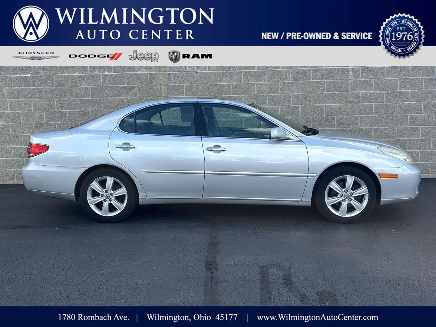 Used 2005 Lexus ES 330 with VIN JTHBA30G755076599 for sale in Wilmington, OH