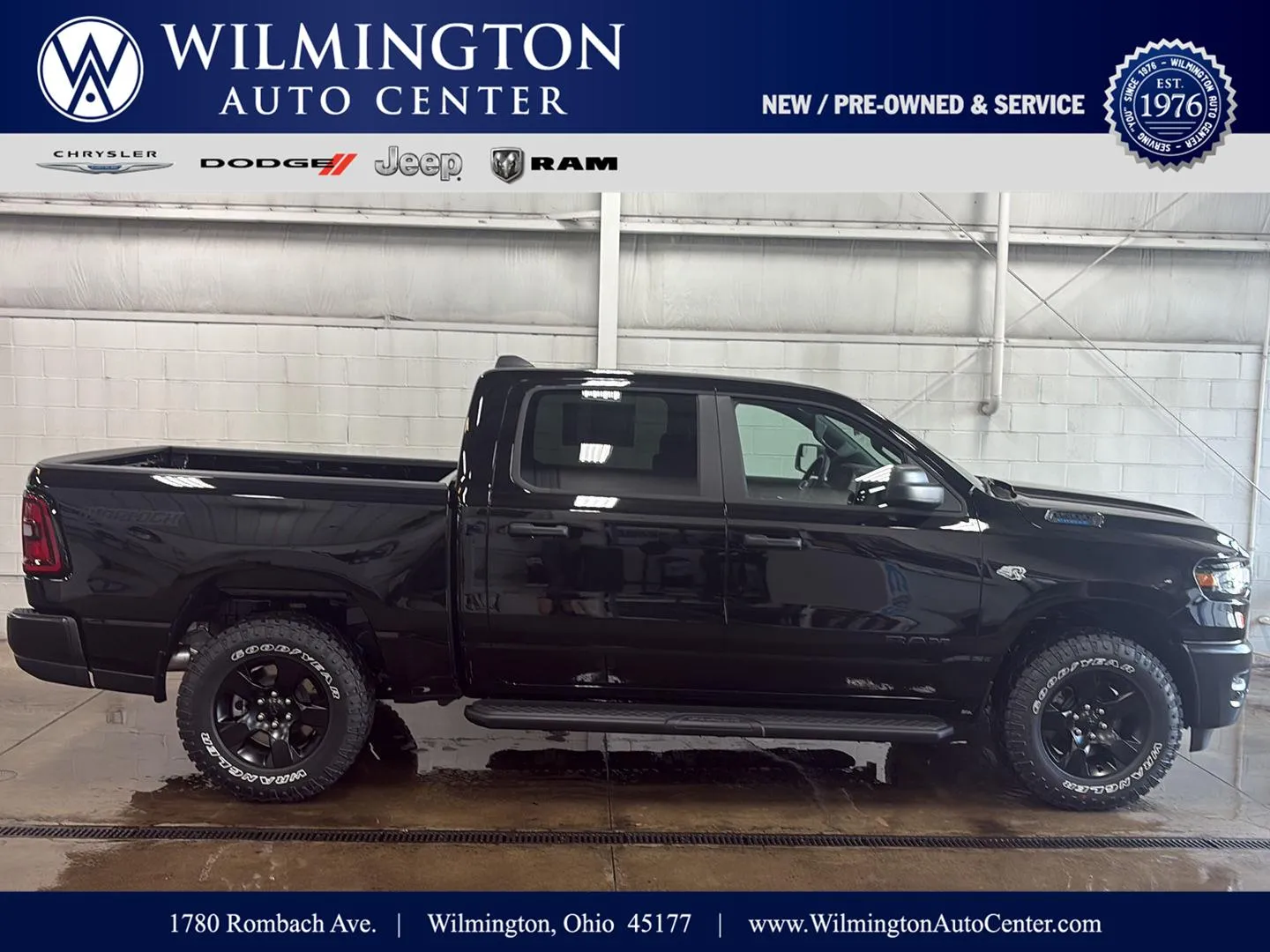 Green 2026 RAM 1500 TRADESMAN CREW CAB 4X4 DT6L98 for sale in Wilmington, OH