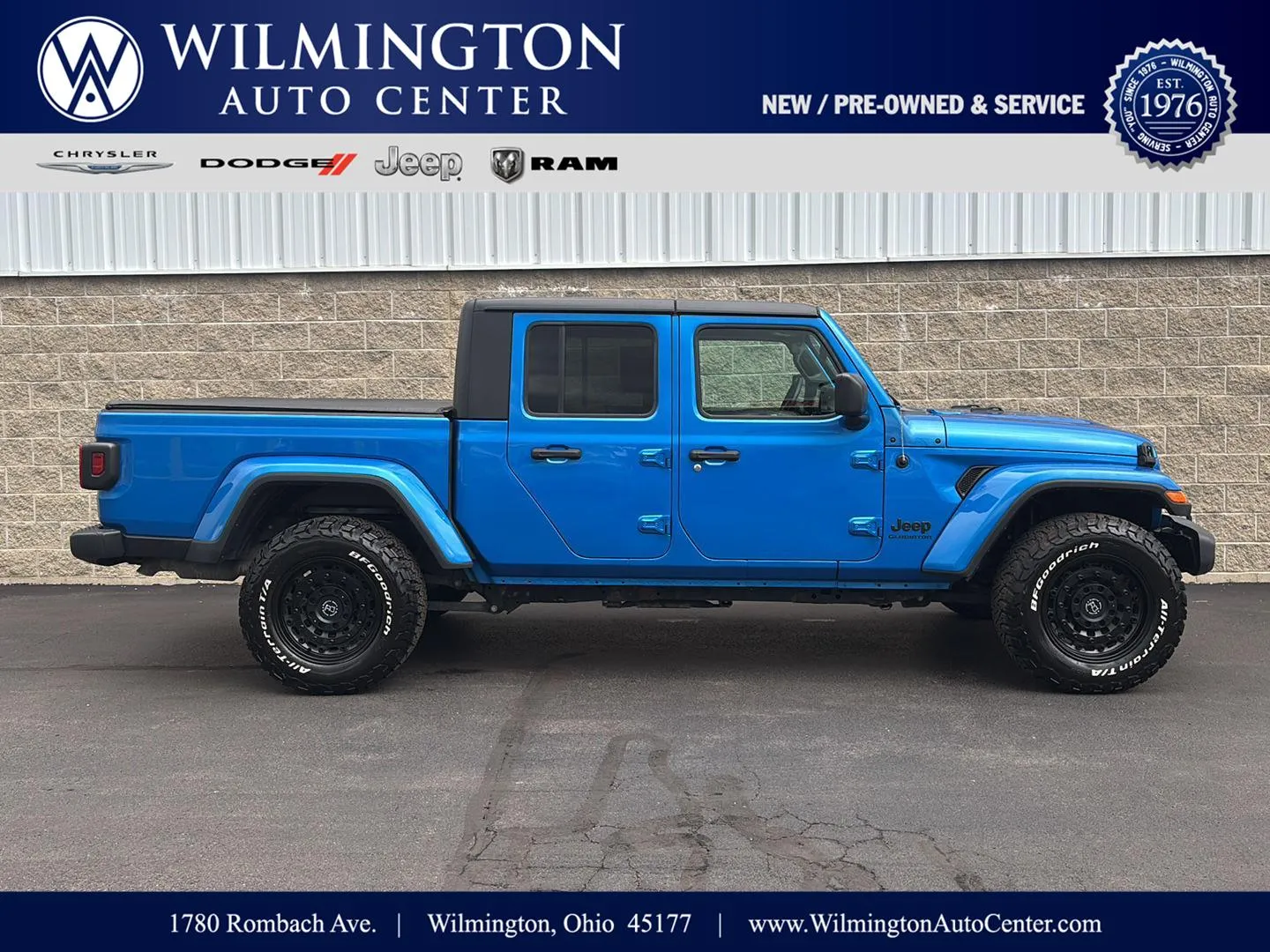 Blue 2021 Jeep Gladiator Sport S for sale in Wilmington, OH