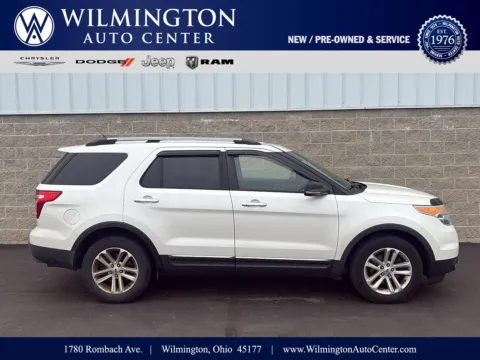 White 2013 Ford Explorer XLT for sale in Wilmington, OH