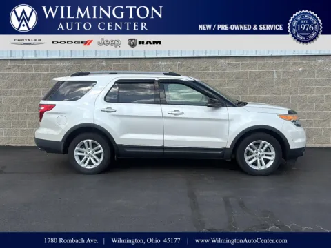White 2013 Ford Explorer XLT for sale in Wilmington, OH