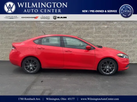 Red 2016 Dodge Dart SE for sale in Wilmington, OH