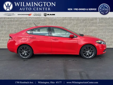 Red 2016 Dodge Dart SE for sale in Wilmington, OH
