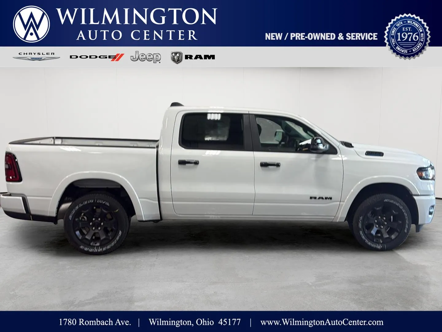 White 2026 Ram 1500 Big Horn for sale in Wilmington, OH