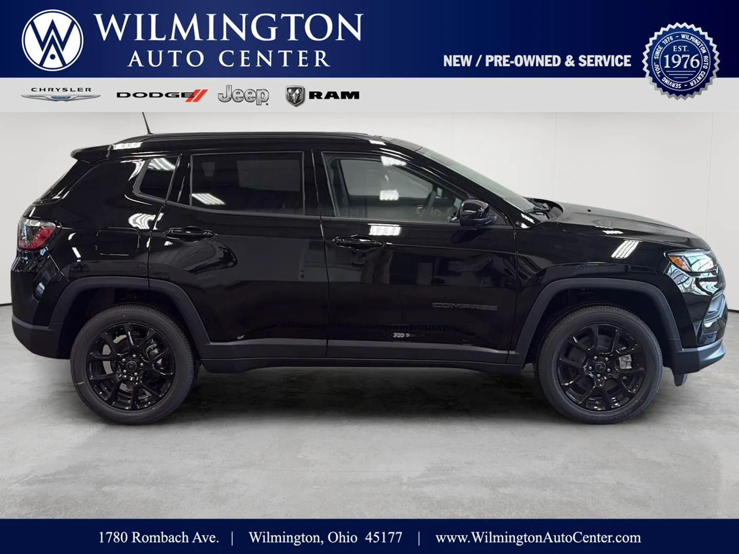 Black 2026 Jeep Compass Latitude Altitude for sale in Wilmington, OH