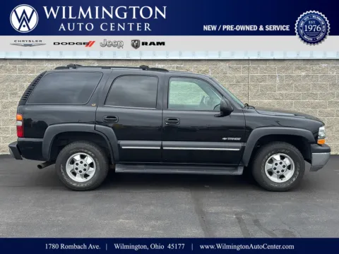 Black 2002 Chevrolet Tahoe LT for sale in Wilmington, OH