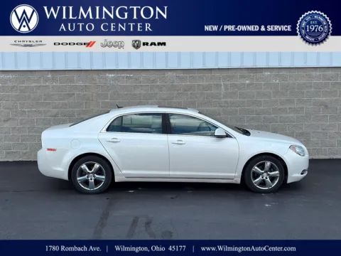 White 2011 Chevrolet Malibu LT w/2LT for sale in Wilmington, OH