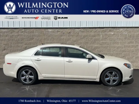 White 2011 Chevrolet Malibu LT w/2LT for sale in Wilmington, OH