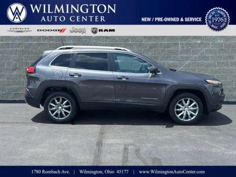 Gray 2018 Jeep Cherokee Limited for sale in Wilmington, OH