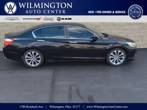 Black 2014 Honda Accord Sedan Sport for sale in Wilmington, OH