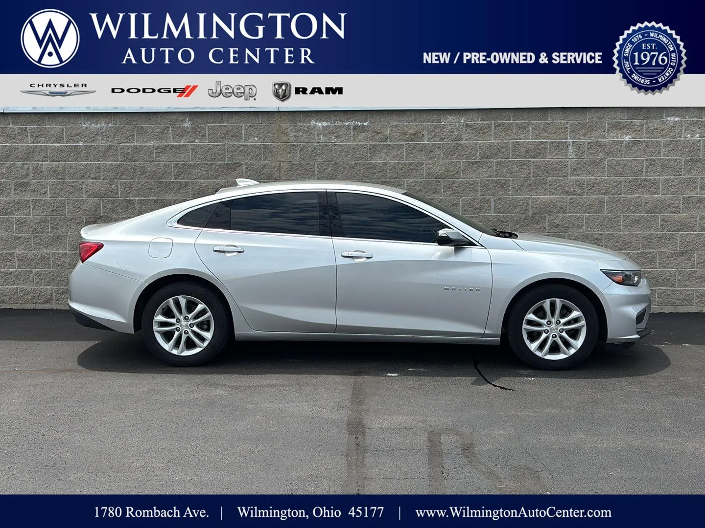 2018 Chevrolet Malibu LT for sale in Wilmington, OH