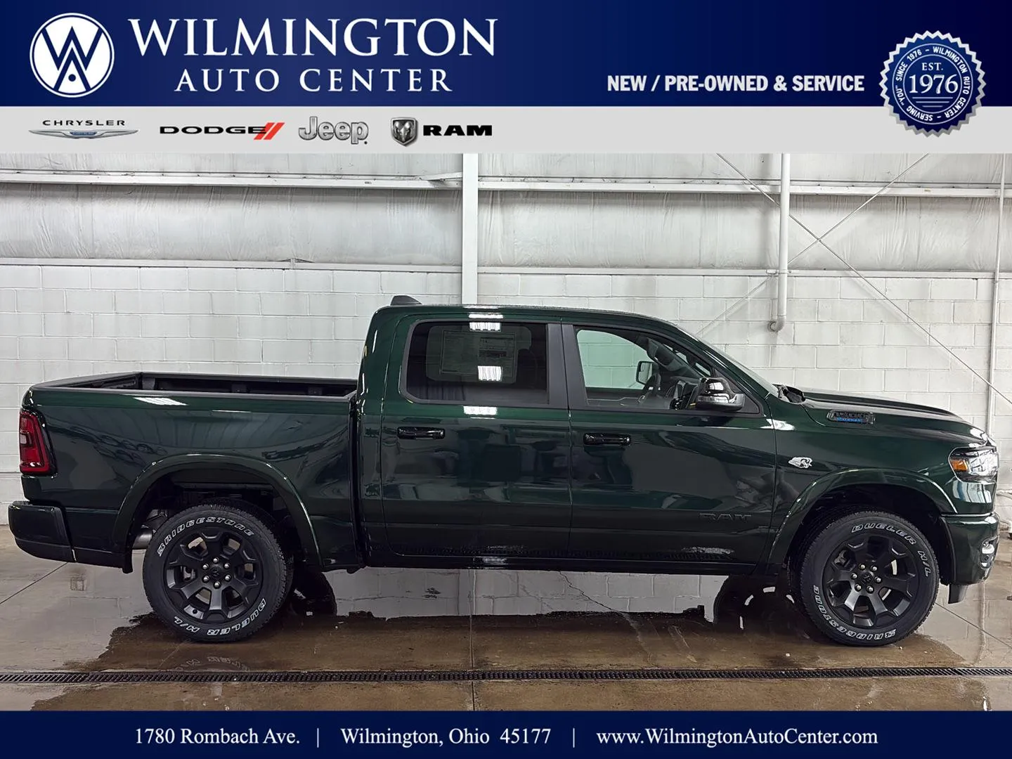 Green 2026 Ram 1500 Big Horn for sale in Wilmington, OH