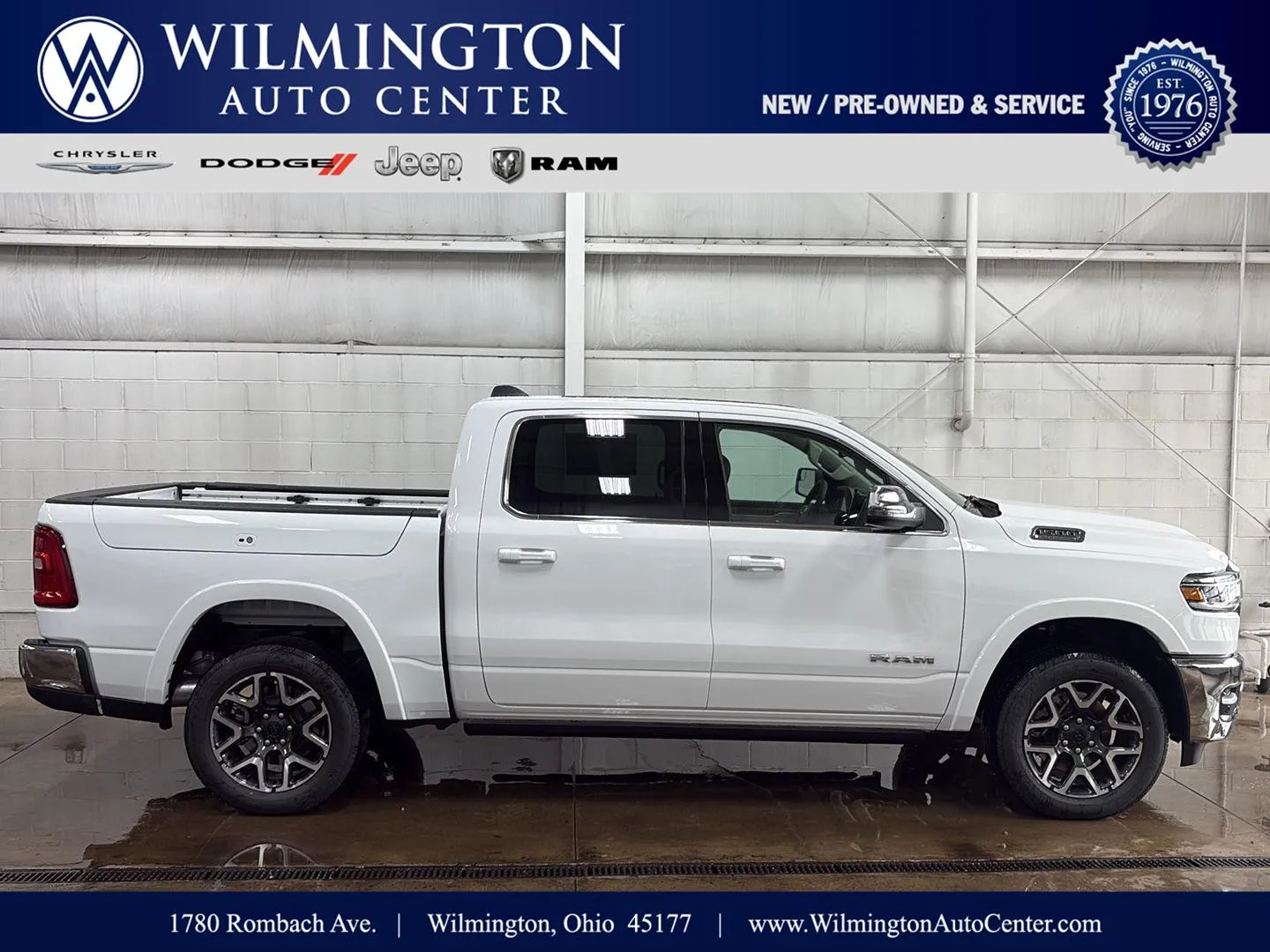 White 2026 Ram 1500 Laramie for sale in Wilmington, OH