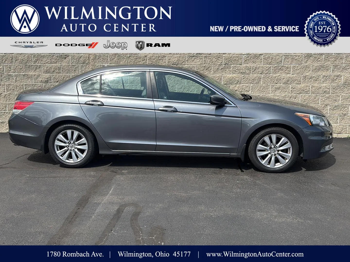 Gray 2012 Honda Accord Sdn EX-L for sale in Wilmington, OH