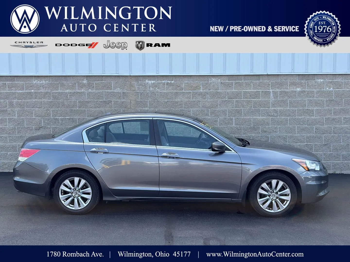 Gray 2012 Honda Accord Sdn EX-L for sale in Wilmington, OH