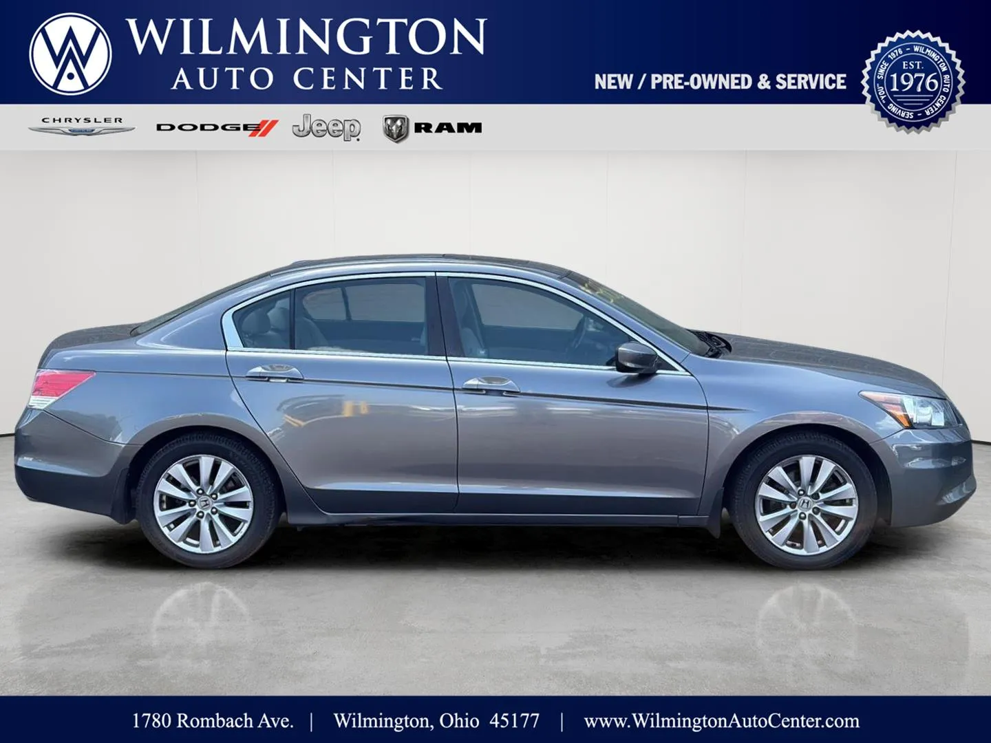Gray 2012 Honda Accord Sdn EX-L for sale in Wilmington, OH