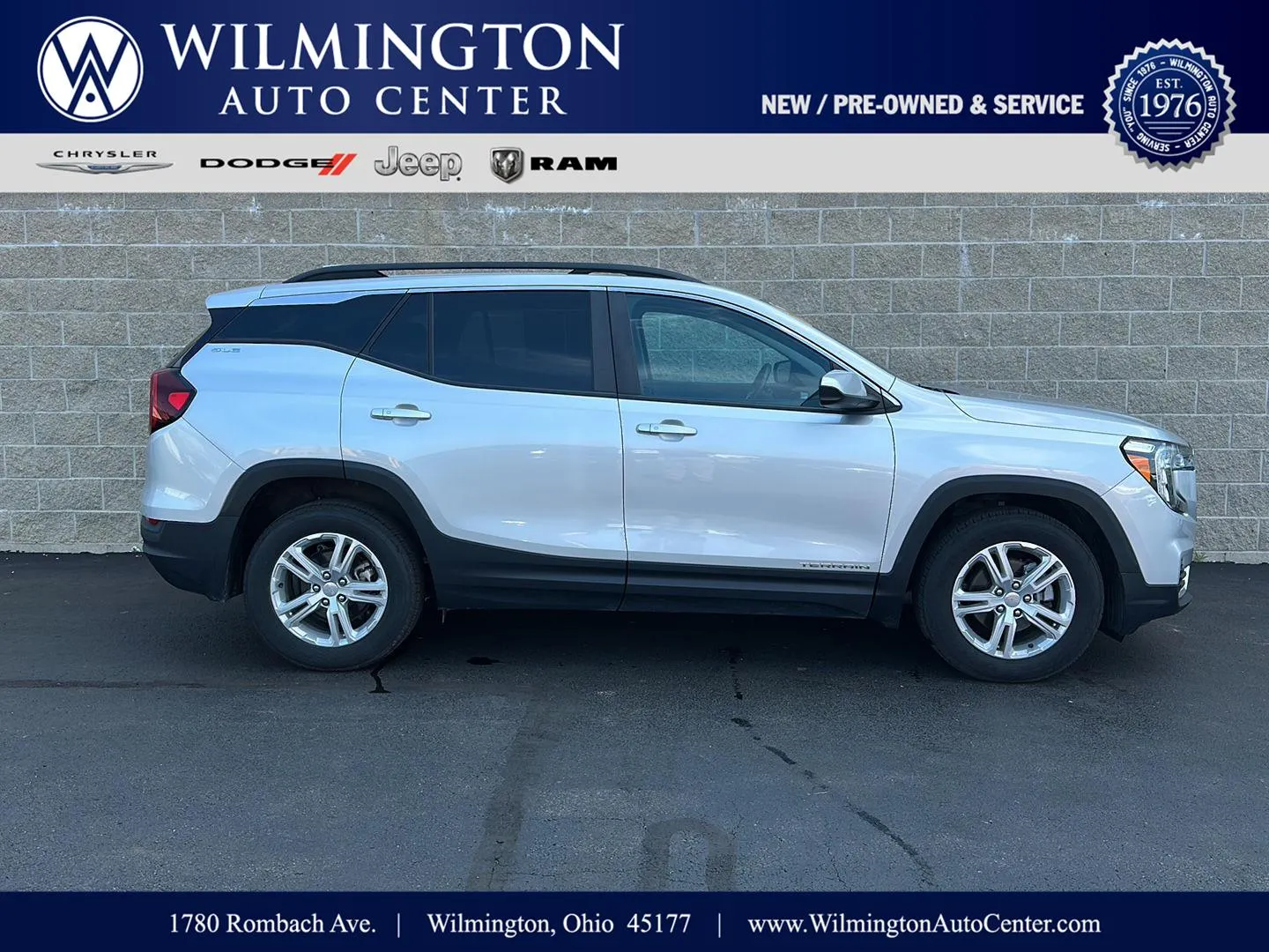 Silver 2022 GMC Terrain SLE for sale in Wilmington, OH