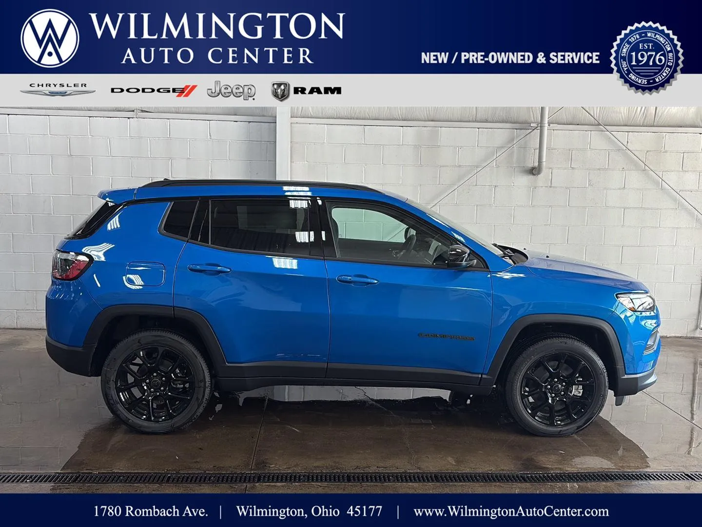 Blue 2026 Jeep Compass Latitude Altitude for sale in Wilmington, OH