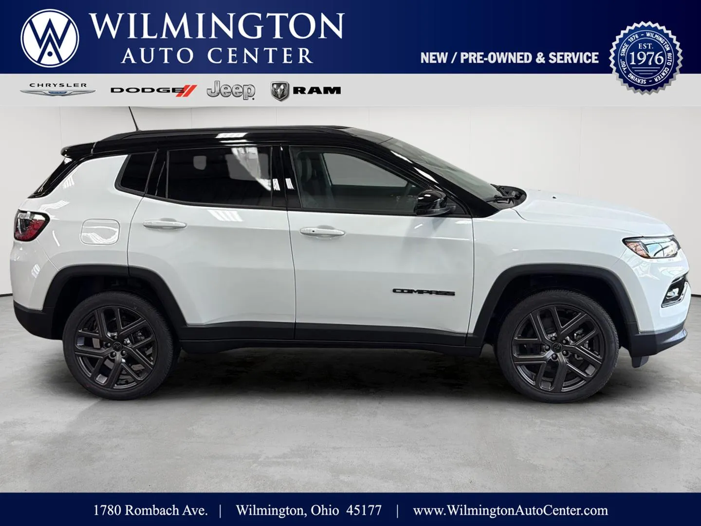 White 2026 Jeep Compass Limited Altitude for sale in Wilmington, OH