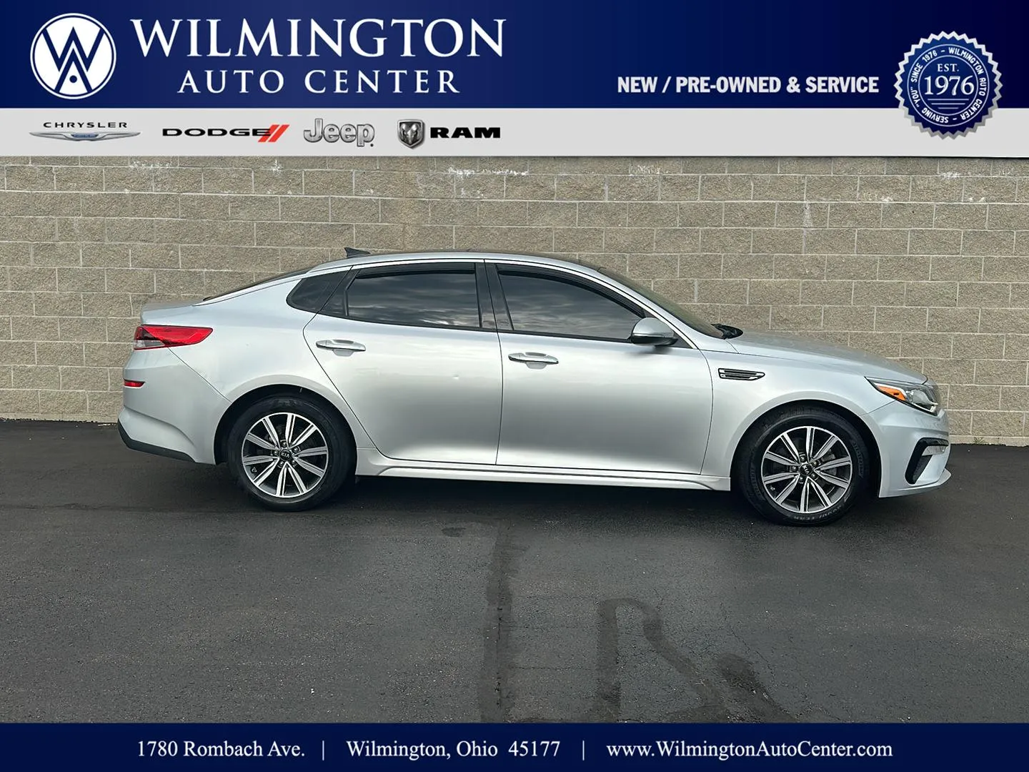 Silver 2019 Kia Optima LX for sale in Wilmington, OH