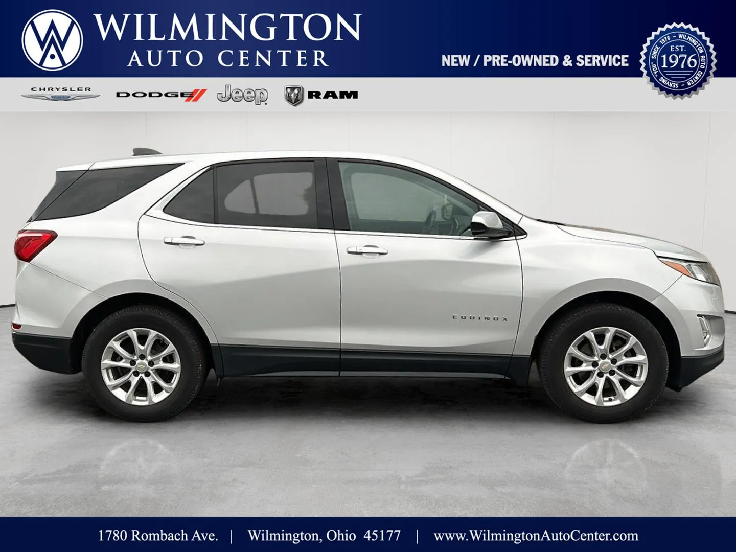 Silver 2020 Chevrolet Equinox LT for sale in Wilmington, OH
