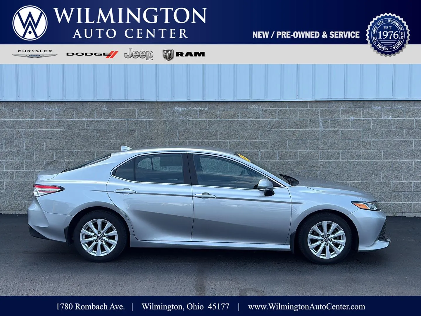 Silver 2019 Toyota Camry LE for sale in Wilmington, OH