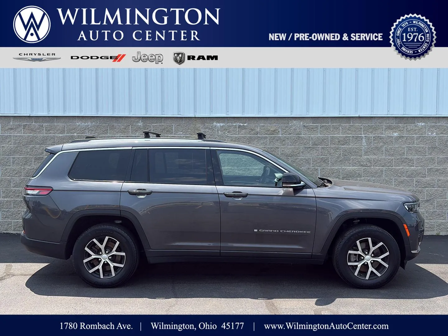 Gray 2023 Jeep Grand Cherokee L Limited for sale in Wilmington, OH