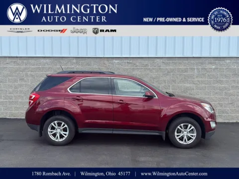 Red 2017 Chevrolet Equinox LT for sale in Wilmington, OH