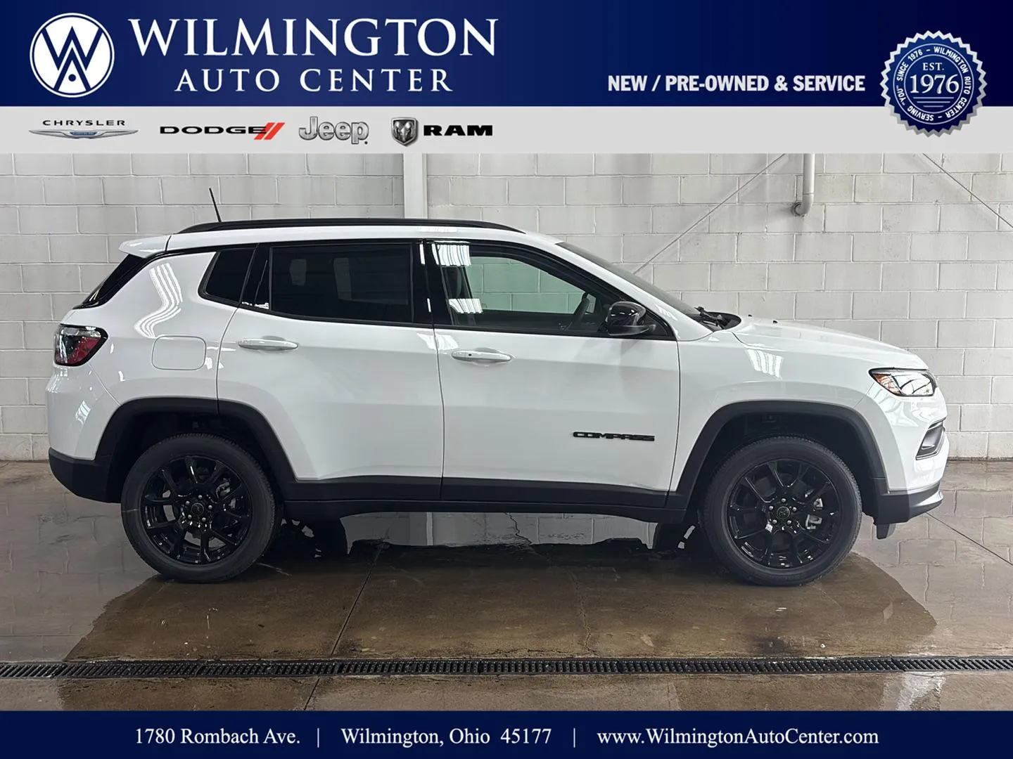 White 2026 Jeep Compass Latitude Altitude for sale in Wilmington, OH