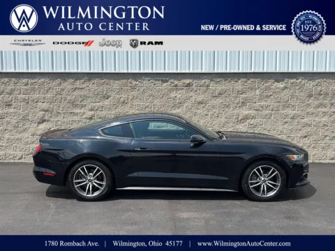 Black 2017 Ford Mustang EcoBoost for sale in Wilmington, OH