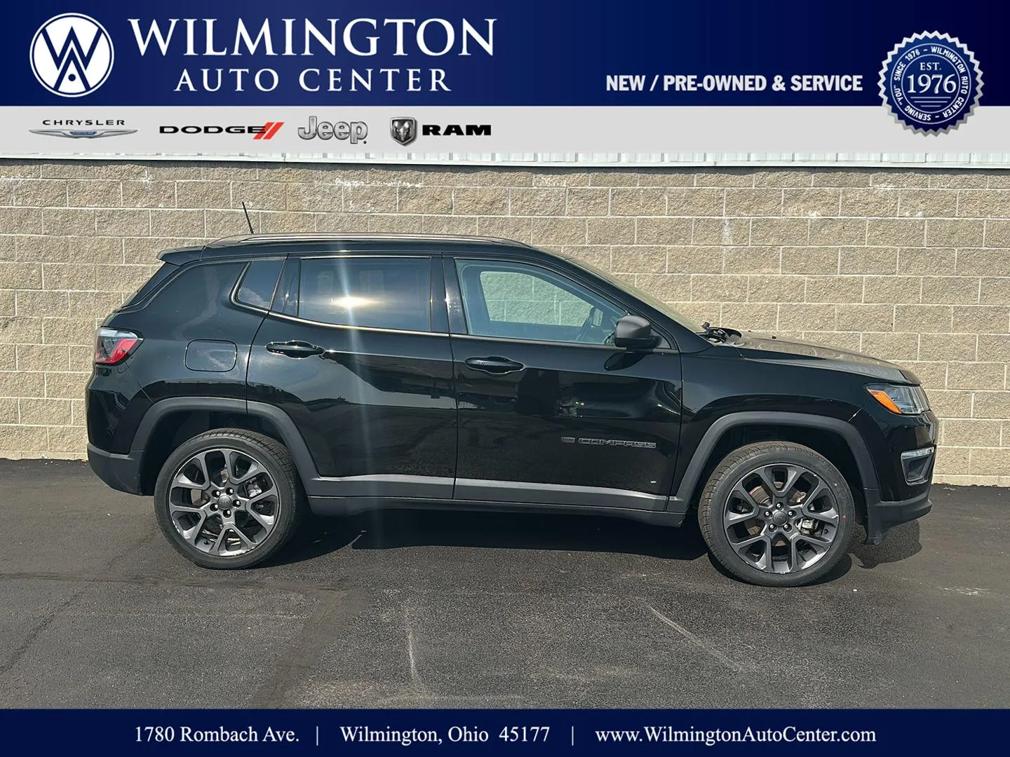 Black 2021 Jeep Compass 80th Anniversary for sale in Wilmington, OH
