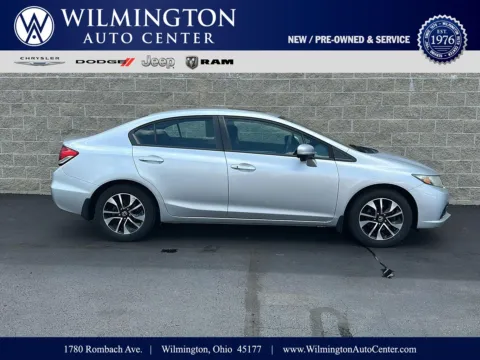 Silver 2014 Honda Civic Sedan EX for sale in Wilmington, OH