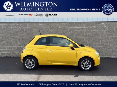 Yellow 2015 FIAT 500 Pop for sale in Wilmington, OH