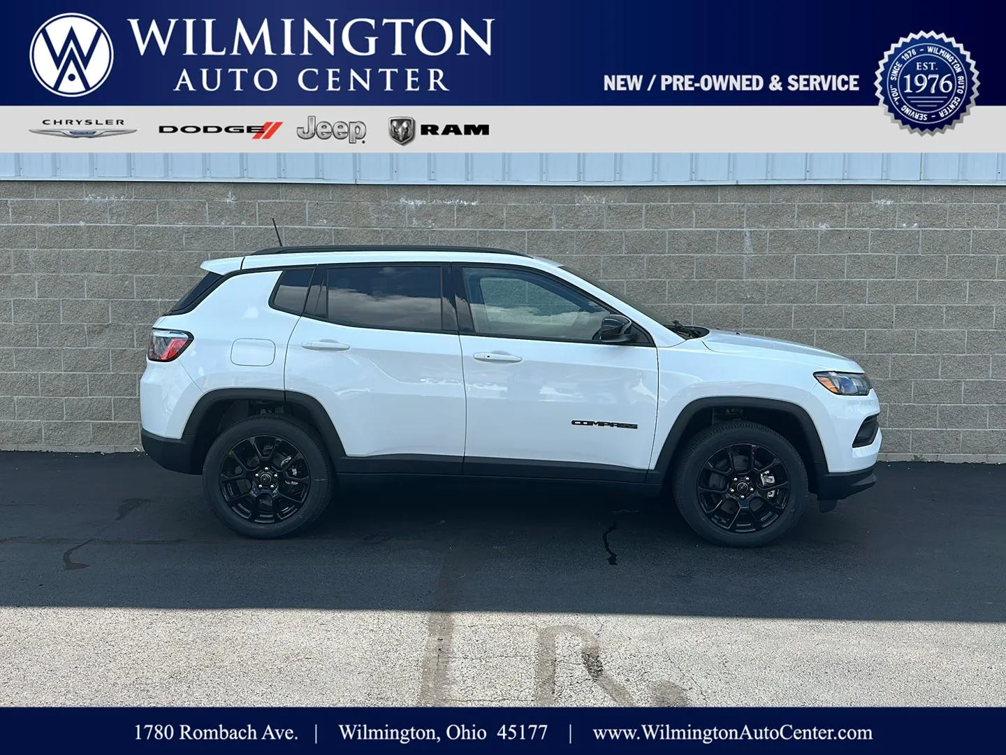 White 2026 Jeep Compass Latitude Altitude for sale in Wilmington, OH