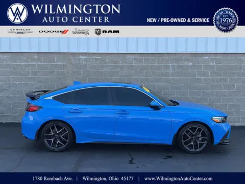 Blue 2024 Honda Civic Hatchback Sport Touring for sale in Wilmington, OH