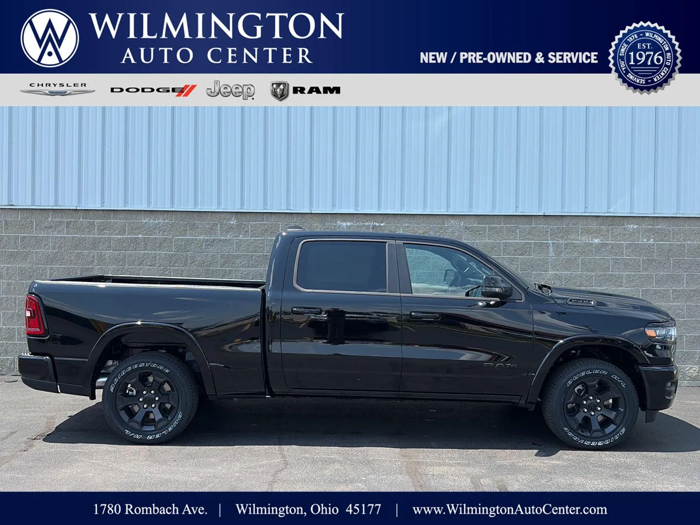 Black 2026 Ram 1500 Big Horn for sale in Wilmington, OH
