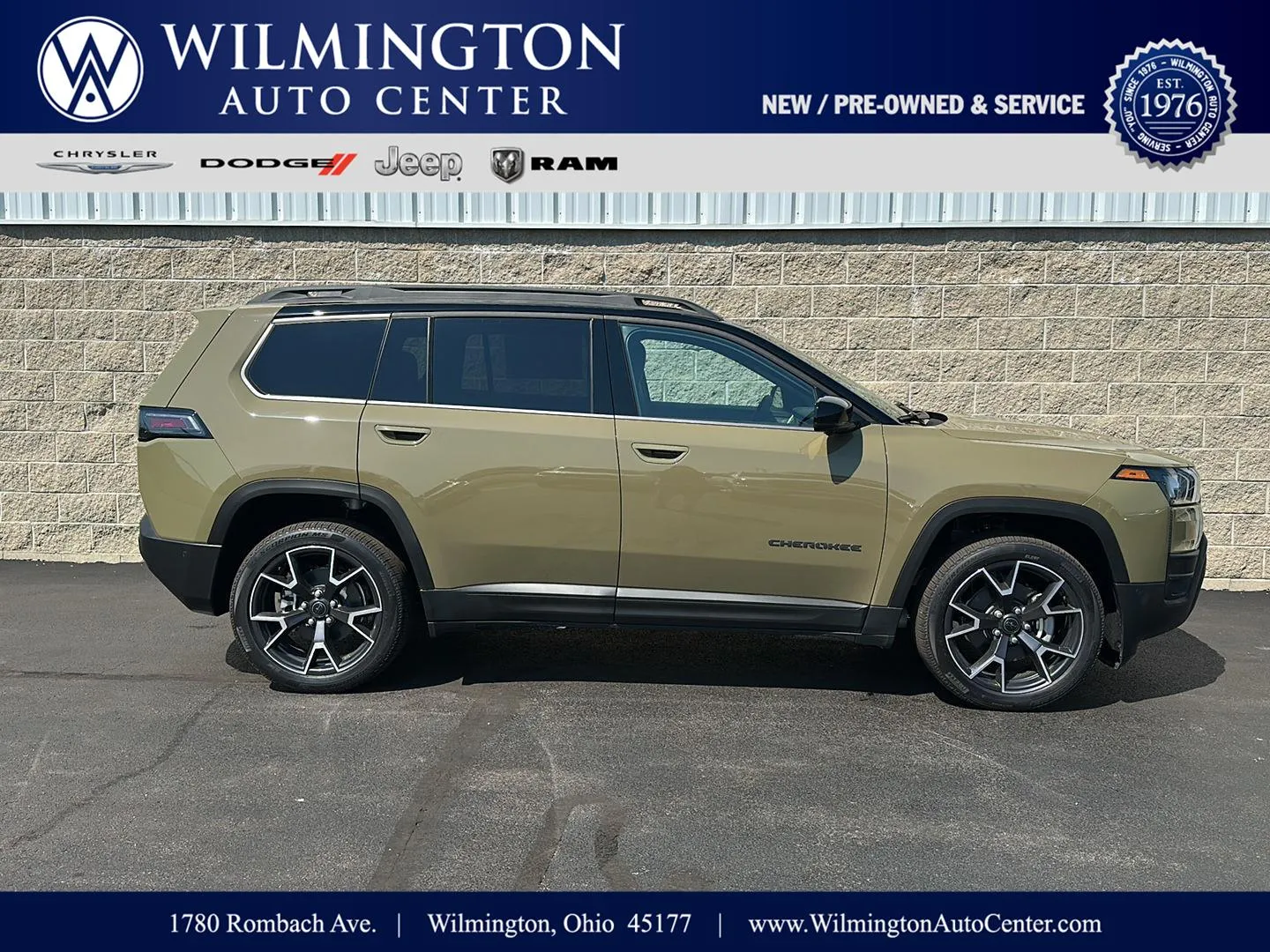 Green 2026 Jeep Cherokee Overland for sale in Wilmington, OH